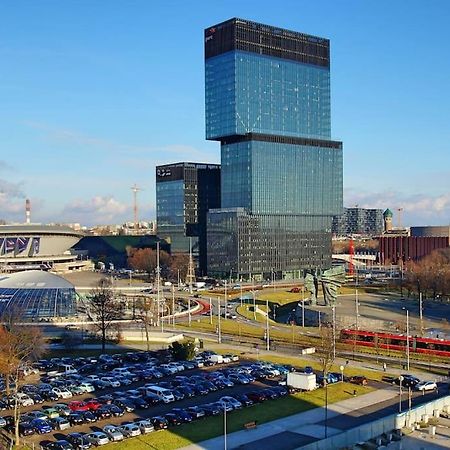 Apartament Korfantego Citycentre Z Widokiem Na Spodek Katowice Eksteriør bilde